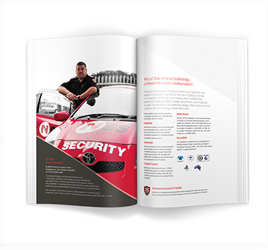 Security company brochure
